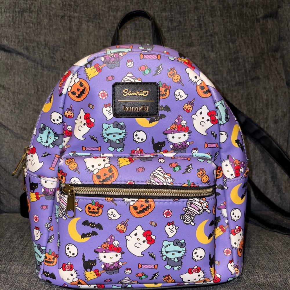 Loungefly Sanrio Halloween Purple Backpack